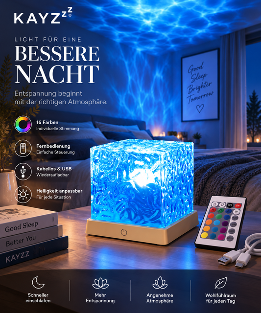 KAYZZ® Aurora LED Nachtlicht