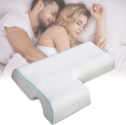 Ergonomisches Partner-Schlafkissen – L-förmiges Kissen für Paare