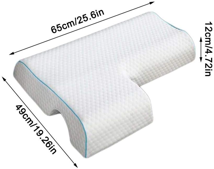 Ergonomisches Partner-Schlafkissen – L-förmiges Kissen für Paare