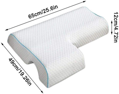 Ergonomisches Partner-Schlafkissen – L-förmiges Kissen für Paare