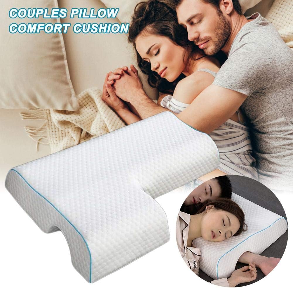 Ergonomisches Partner-Schlafkissen – L-förmiges Kissen für Paare