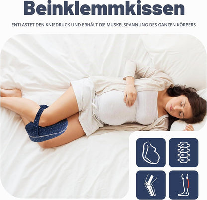 Orthopädisches Knie-Schlafkissen – Ergonomisches Beinkissen für Seitenschläfer