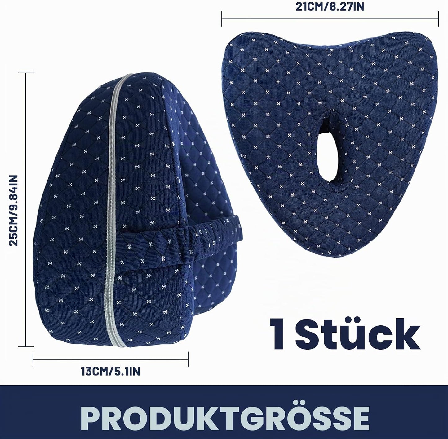 Orthopädisches Knie-Schlafkissen – Ergonomisches Beinkissen für Seitenschläfer