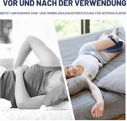 Orthopädisches Knie-Schlafkissen – Ergonomisches Beinkissen für Seitenschläfer