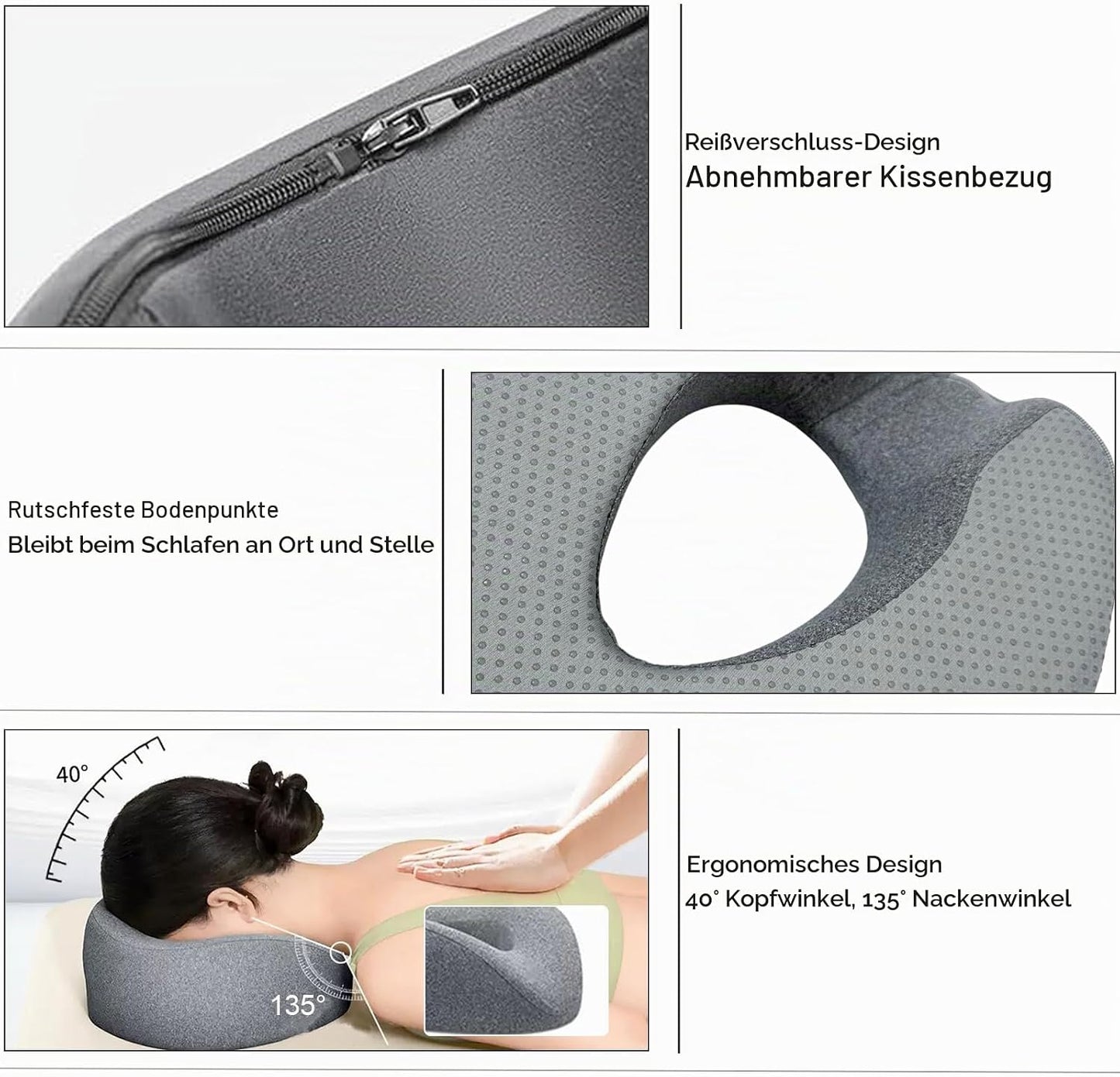 2-in-1 Donut-Schlafkissen & Schlafmaske